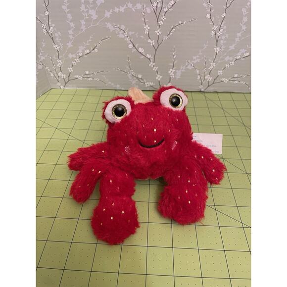 Walmart Hermit Crab Plush Stuffed Animal Red 8” In Shell - Picture 1 of 8